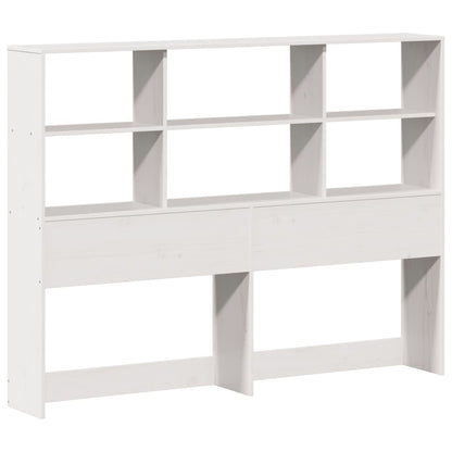 Bed Frame without Mattress White 140x190 cm Solid Wood Pine