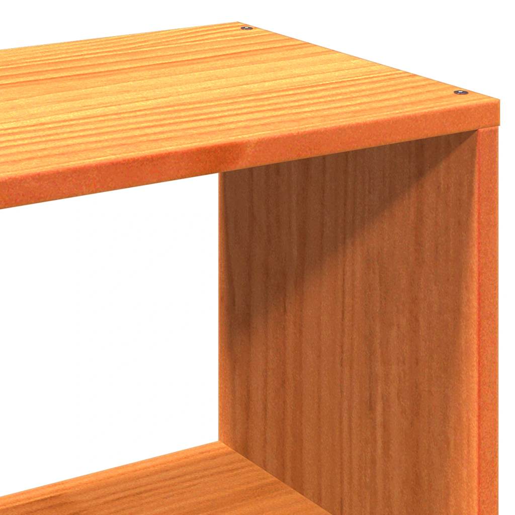 Bed Frame without Mattress Wax Brown 75x190 cm Small Single Solid Wood Pine