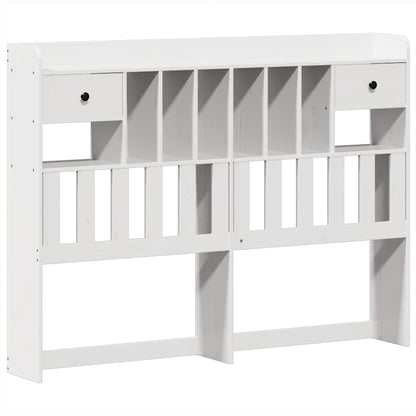 Bed Frame without Mattress White 140x200 cm Solid Wood Pine