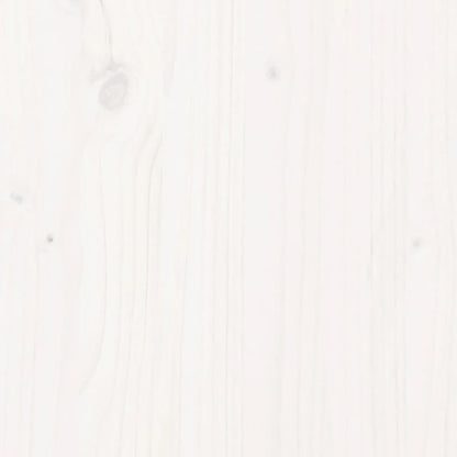 Bed Frame without Mattress White 135x190 cm Solid Wood Pine