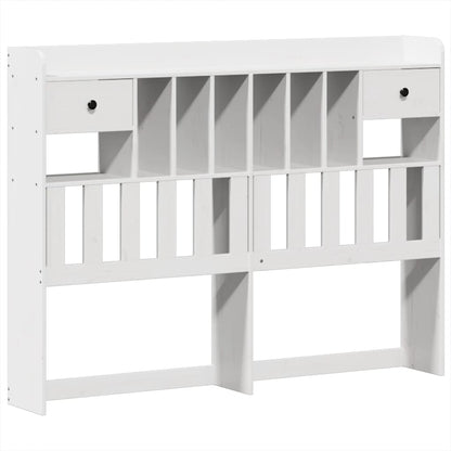 Bed Frame without Mattress White 160x200 cm Solid Wood Pine