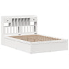 Bed Frame without Mattress White 140x200 cm Solid Wood Pine