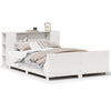Bed Frame without Mattress White 140x200 cm Solid Wood Pine