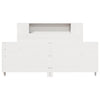 Bed Frame without Mattress White 140x200 cm Solid Wood Pine