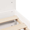Bed Frame without Mattress White 140x200 cm Solid Wood Pine
