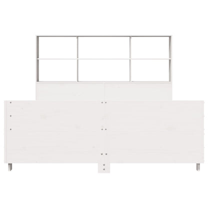 Bed Frame without Mattress White 160x200 cm Solid Wood Pine