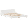 Bed Frame without Mattress White 140x200 cm Solid Wood Pine