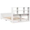 Bed Frame without Mattress White 140x200 cm Solid Wood Pine
