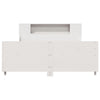 Bed Frame without Mattress White 140x200 cm Solid Wood Pine