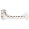 Bed Frame without Mattress White 140x200 cm Solid Wood Pine