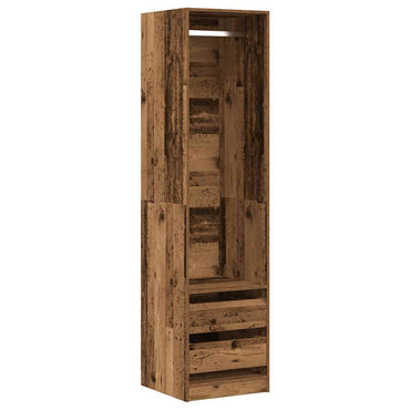 Wardrobe Old Wood 50x50x200 cm Engineered Wood