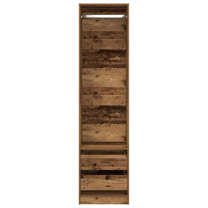 Wardrobe Old Wood 50x50x200 cm Engineered Wood