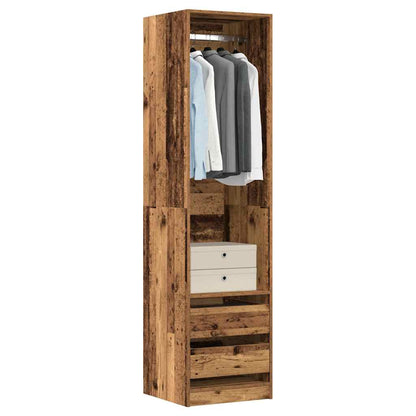 Wardrobe Old Wood 50x50x200 cm Engineered Wood