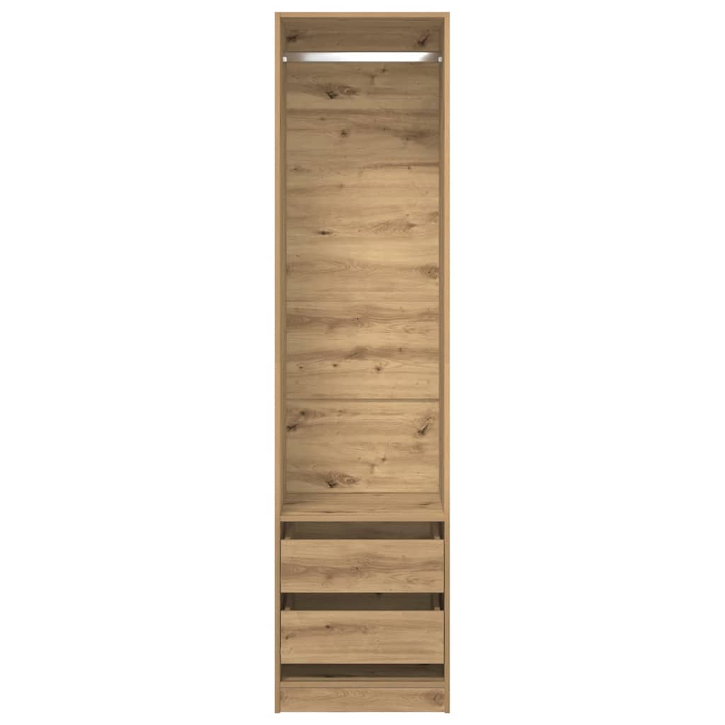 Wardrobe Artisan Oak 50x50x200 cm Engineered Wood