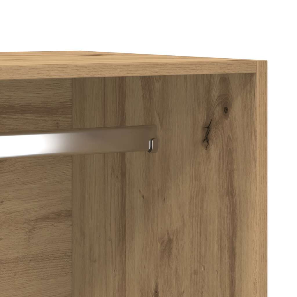 Wardrobe Artisan Oak 50x50x200 cm Engineered Wood