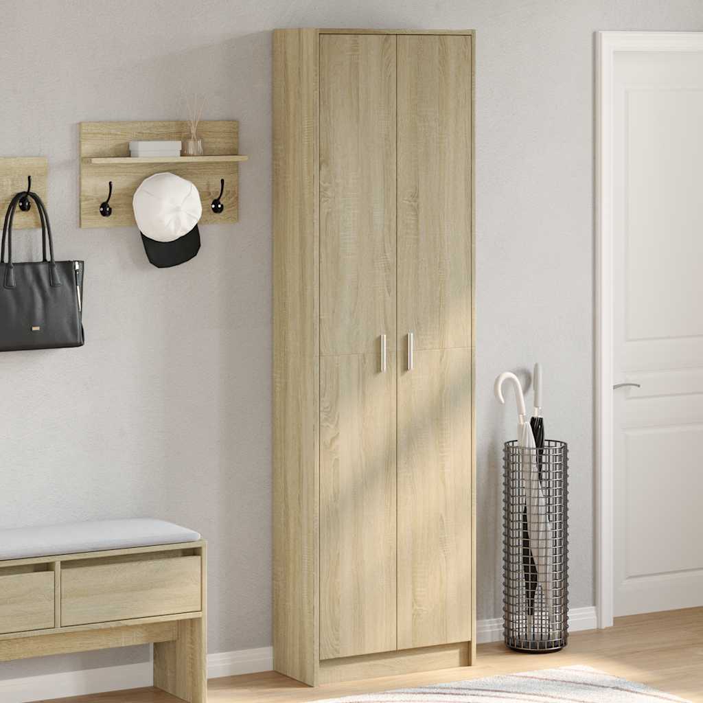 Hallway Wardrobe Sonoma Oak 55x25x189 cm Engineered Wood