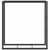 Firewood Rack Black 110x30x116 cm Steel