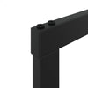 Firewood Rack Black 110x30x116 cm Steel
