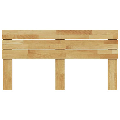 Headboard 135 cm Solid Wood Oak