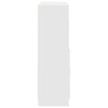 2 Piece Kitchen Cabinet Set White Engineered Wood