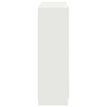 3 Piece Kitchen Cabinet Set White Engineered Wood