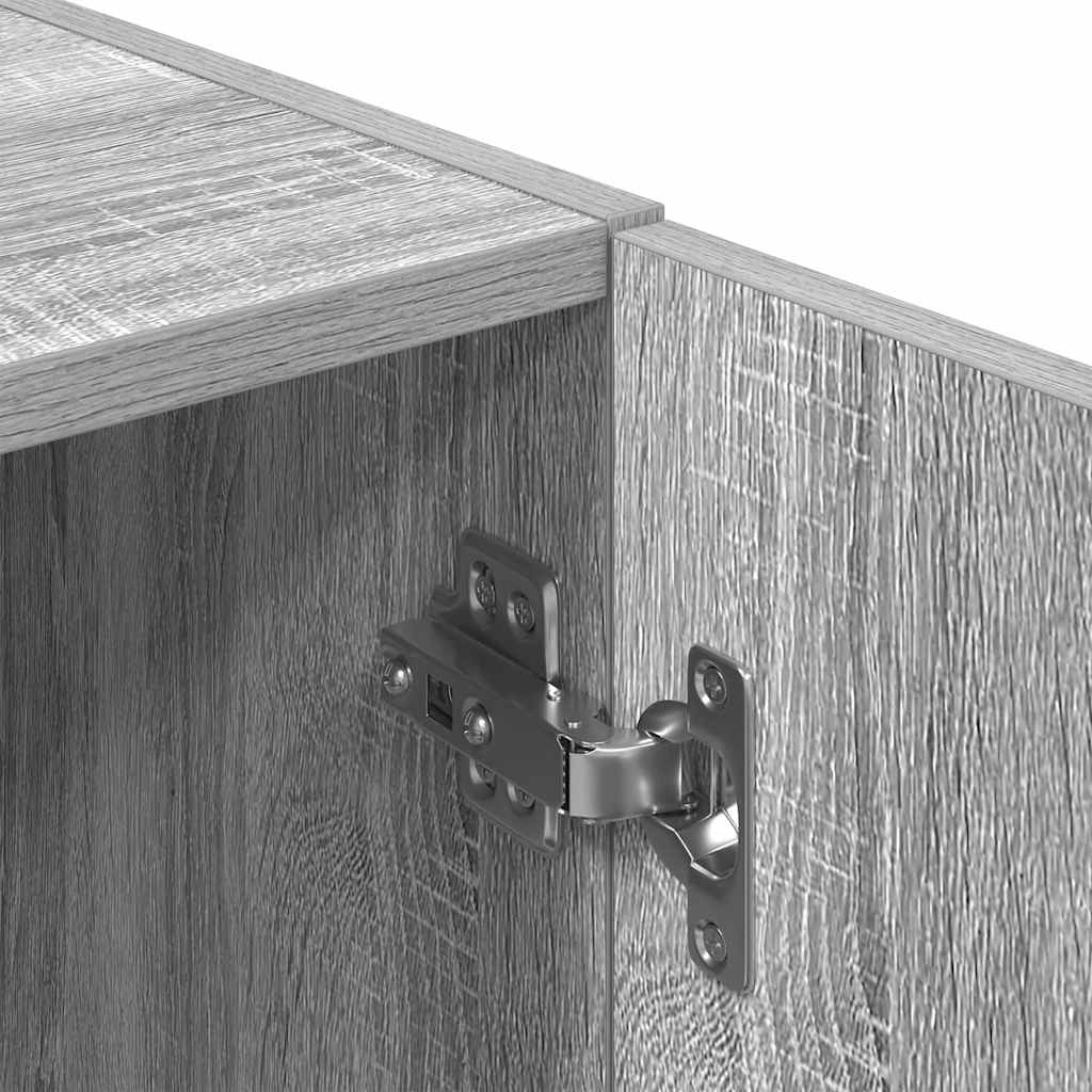 3 Piece Kitchen Cabinet Set Grey Sonoma Engineered Wood