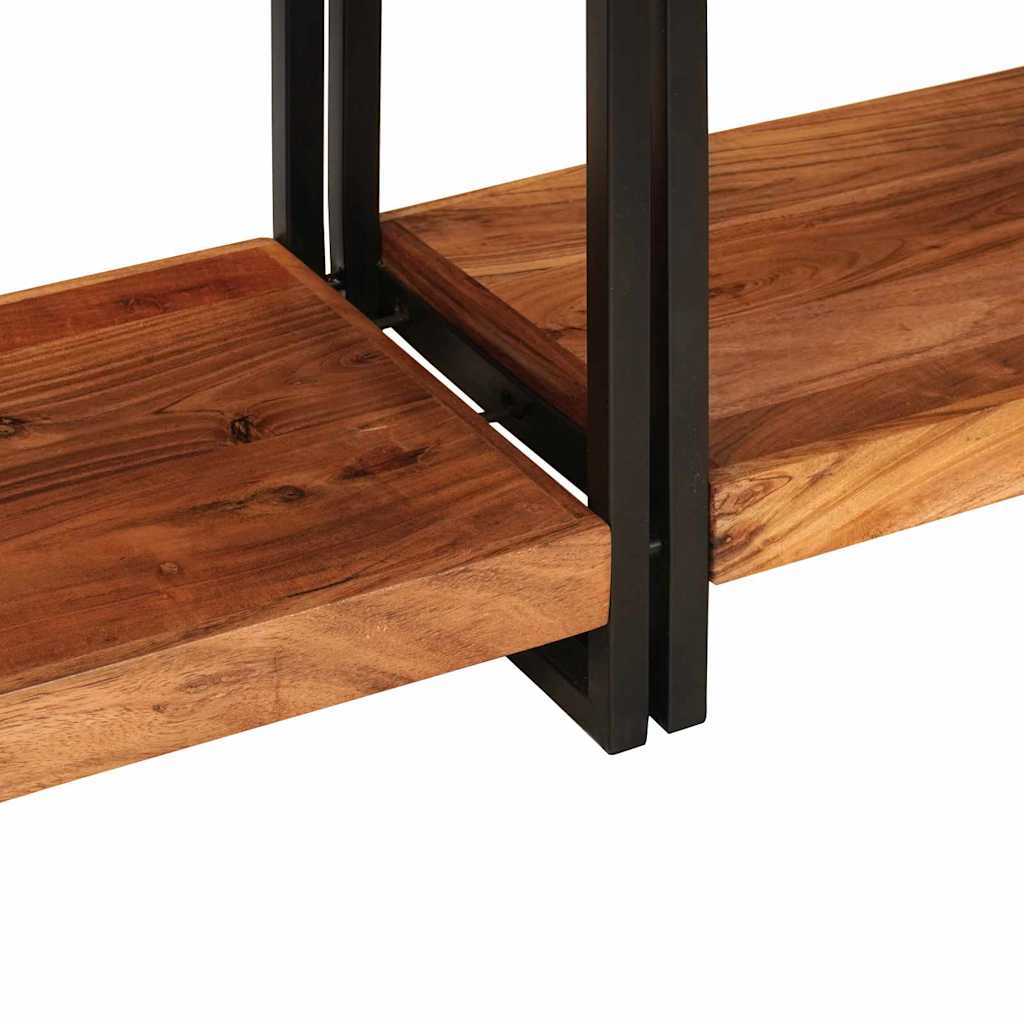 Console Tables 2 pcs Brown 161 x 33 x 75 cm Solid Acacia Wood