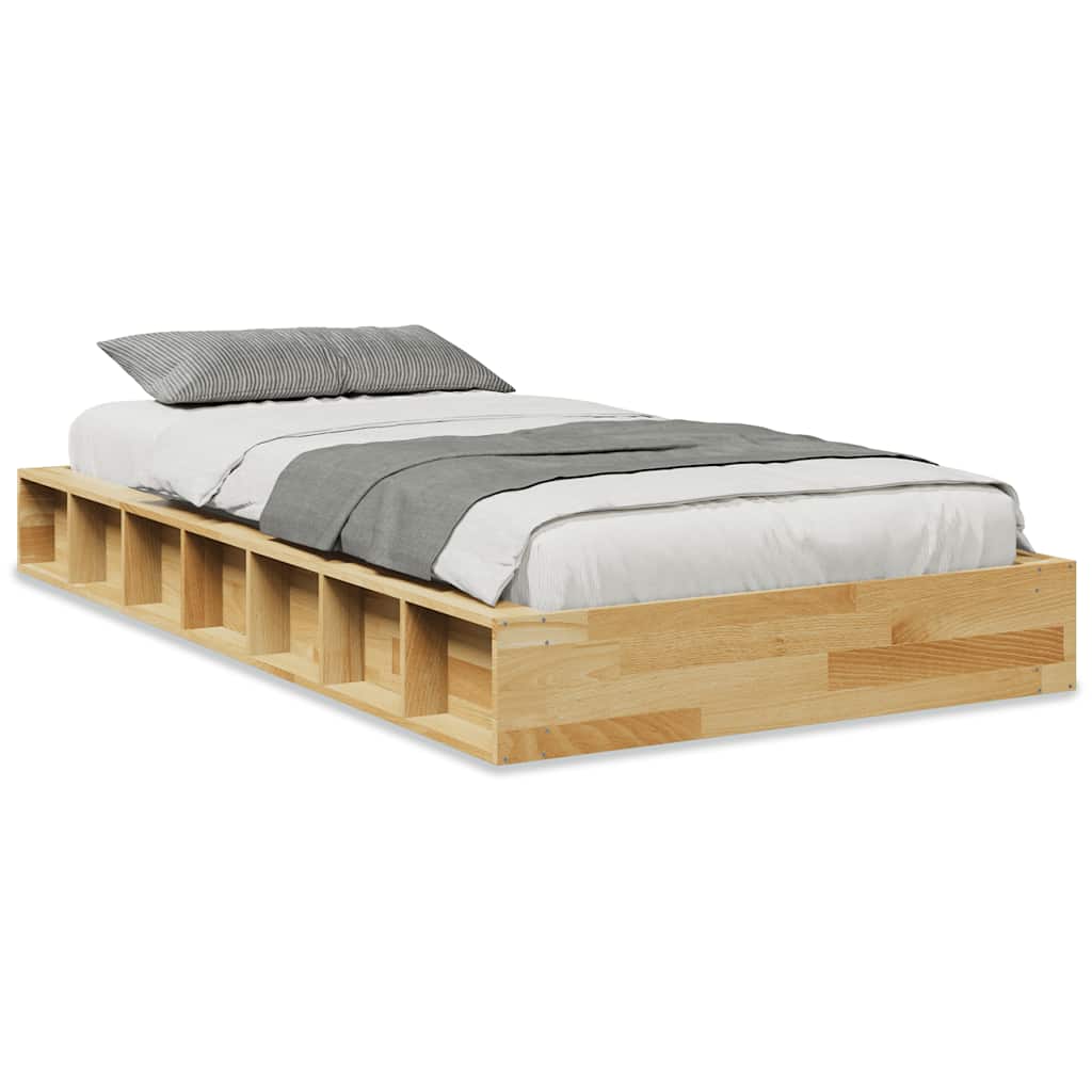 Bed Frame | Oak | Solid Oak Wood, Plywood | Single | Bed Frame
