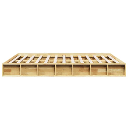 Bed Frame | Oak | Solid Oak Wood, Plywood Slats | Double | Bed Frame
