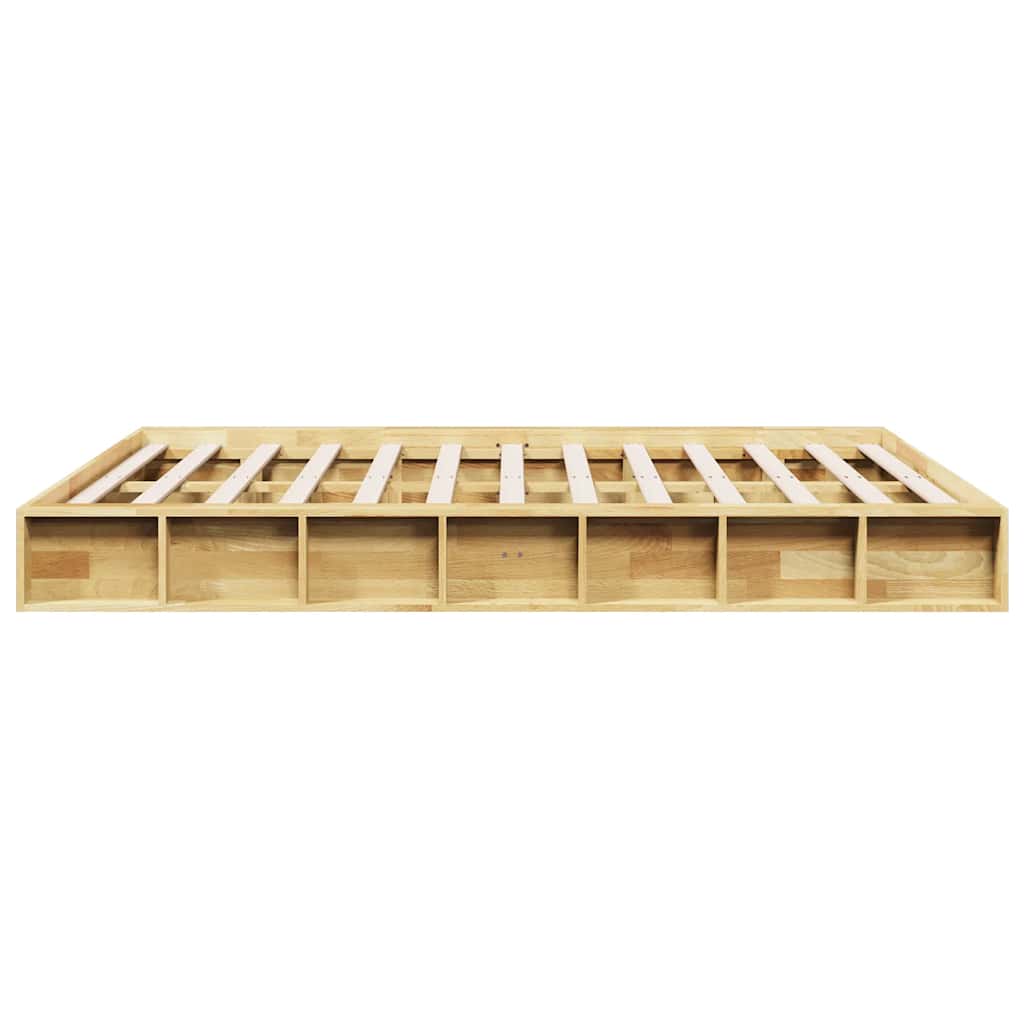 Bed Frame | Oak | Solid oak wood, Plywood | Double | Bed Frame