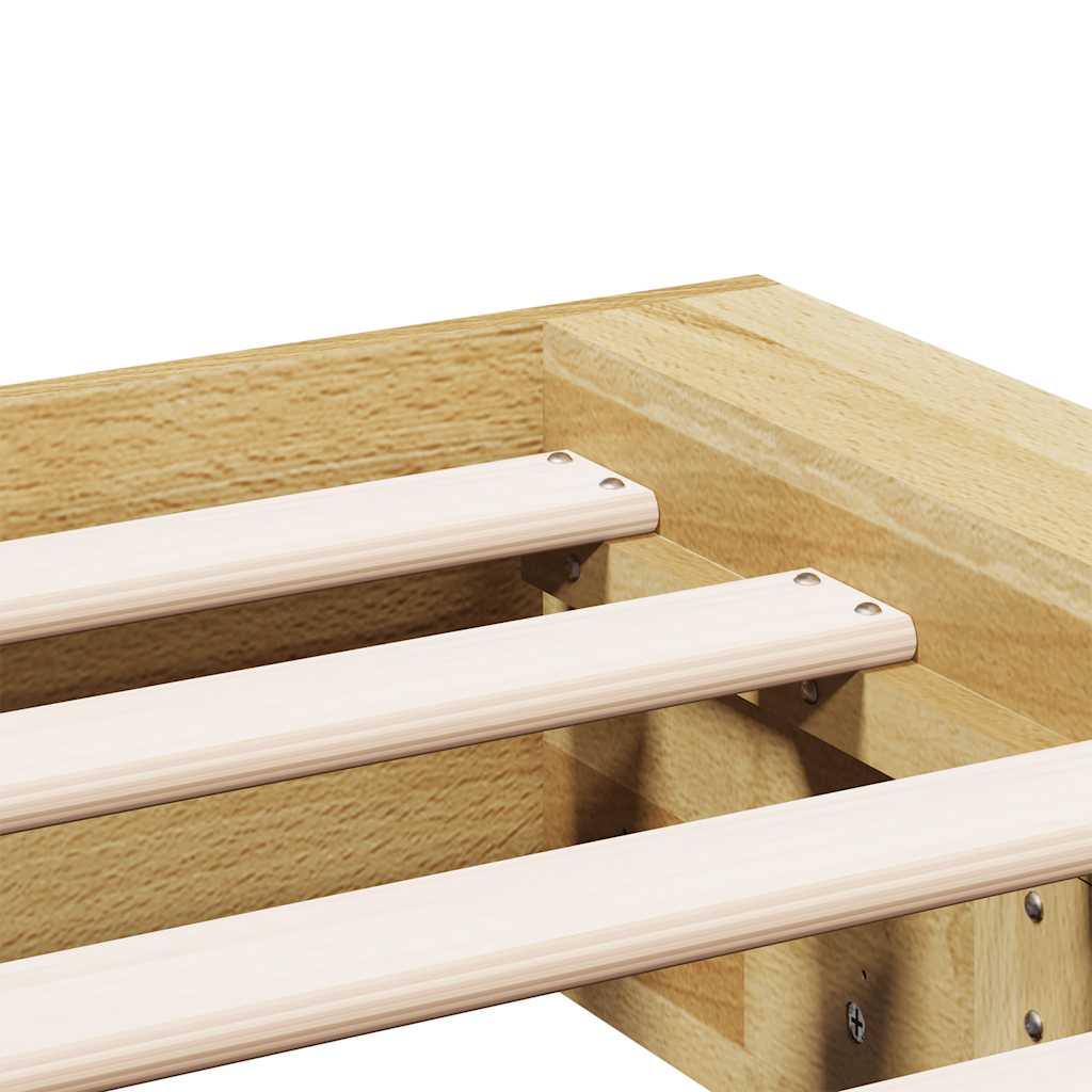 Bed Frame | Oak | Solid oak wood, Plywood | Double | Bed Frame