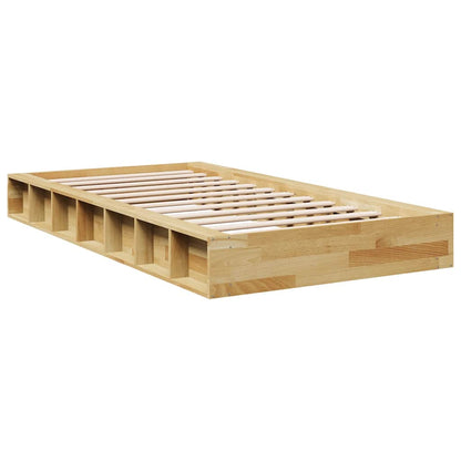 Bed Frame | Oak | Solid Oak Wood | 90x190 cm | Bed Frame | Rectangular