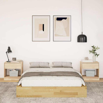 Bed Frame | Oak | Solid oak wood | Double | Bed Frame | Rectangular