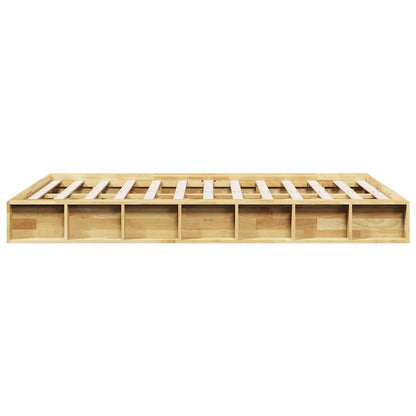 Bed Frame | Oak | Solid oak wood | Double | Bed Frame | Rectangular