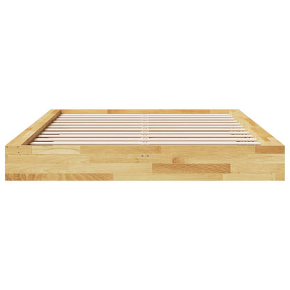Bed Frame | Oak | Solid oak wood | Double | Rectangle | Rustic | Durable