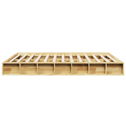Bed Frame | Oak | Solid oak wood | Double | Rectangle | Rustic | Durable