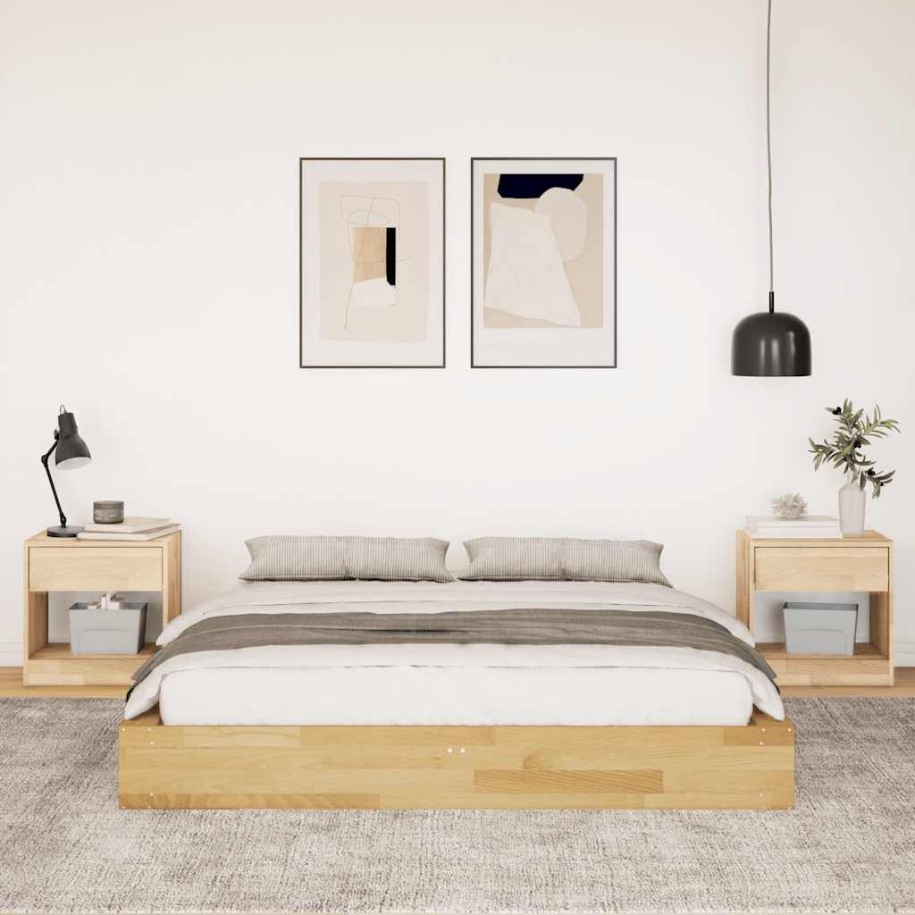 Bed Frame | Oak | Solid Oak Wood | Double | Bed Frame | Rectangular