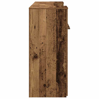 Reception Desk Old Wood 200x50x103.5 cm Engineered Wood