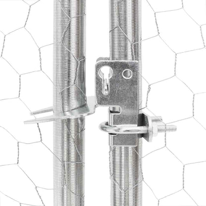 Chicken Run 2.5x2x2.25 m Galvanised Steel