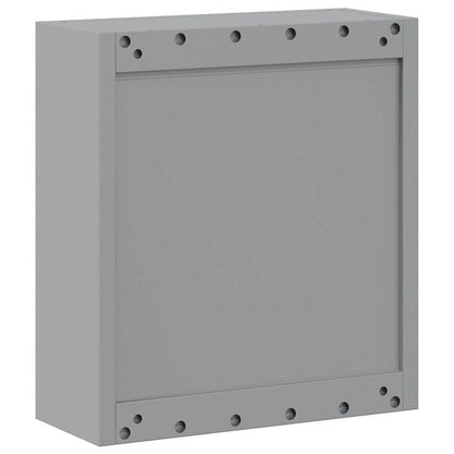 Tool Cabinet with Shelf Black and Grey 50 x 20 x 55 cm