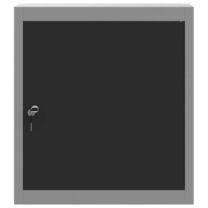 Tool Cabinet with Shelf Black and Grey 50 x 20 x 55 cm