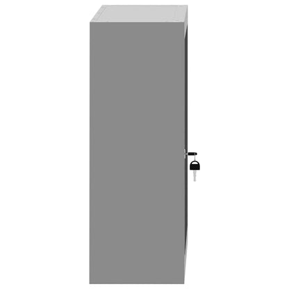 Tool Cabinet with Shelf Black and Grey 50 x 20 x 55 cm