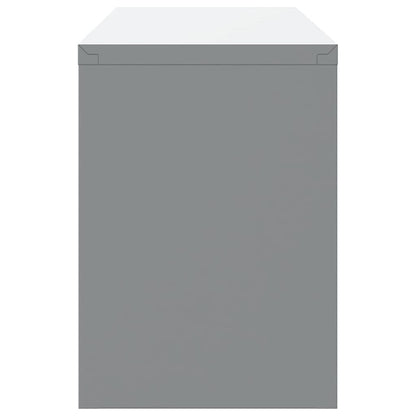 Tool Cabinet with Storage Red and Grey 100 x 25 x 35 cm