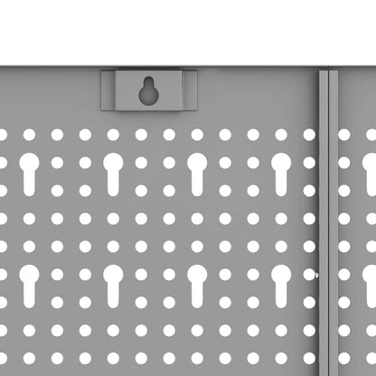 Tool Wall Panel 2 pcs Grey 100 x 1 x 60 cm