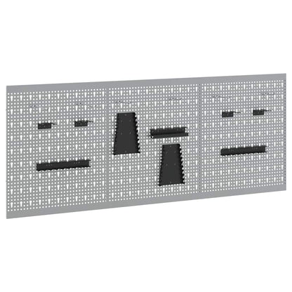 Tool Wall Panel 3 pcs Grey 150 x 1 x 60 cm