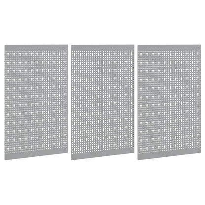 Tool Wall Panel 3 pcs Grey 150 x 1 x 60 cm