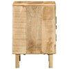 Bedside Cabinet 40x32x46 cm Solid Wood Rough Mango