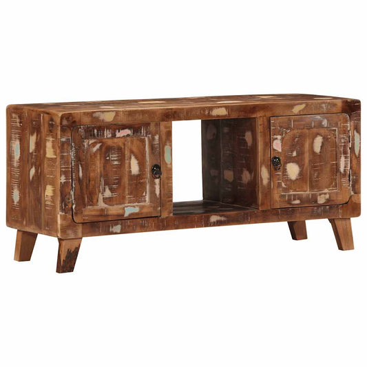 TV Cabinet 105x46x32 cm Solid Wood Reclaimed