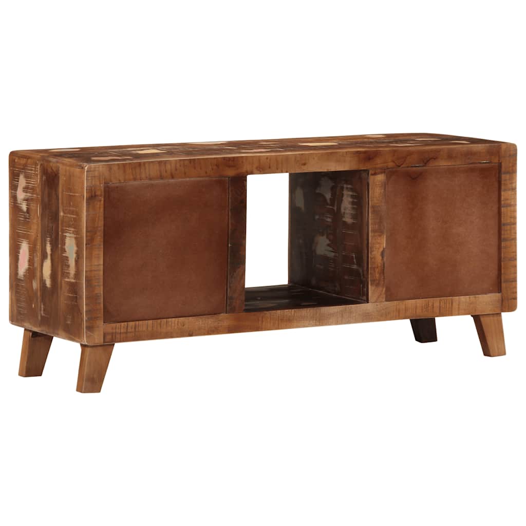 TV Cabinet 105x46x32 cm Solid Wood Reclaimed