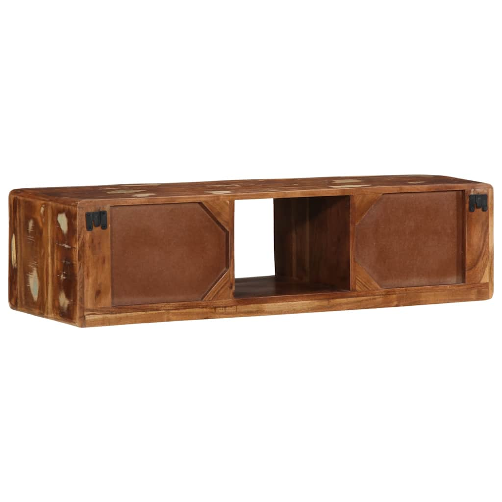 Wall-mounted TV Cabinet 100x32x25 cm Solid Wood Reclaimed